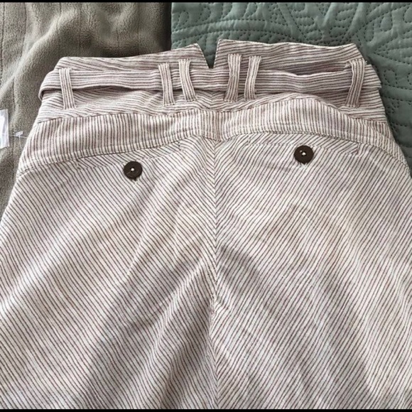 Free People high rise striped jumpsuit pants sz 6 - Picture 7 of 10